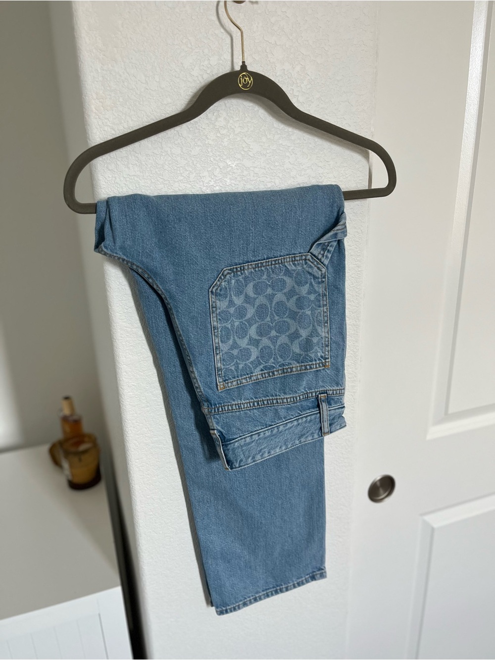 Coach Carpenter Style Designer Jeans Size 30